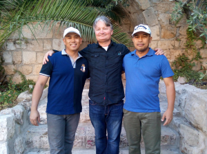 With Dr Shimon Gibson