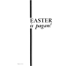 Easter is Pagan