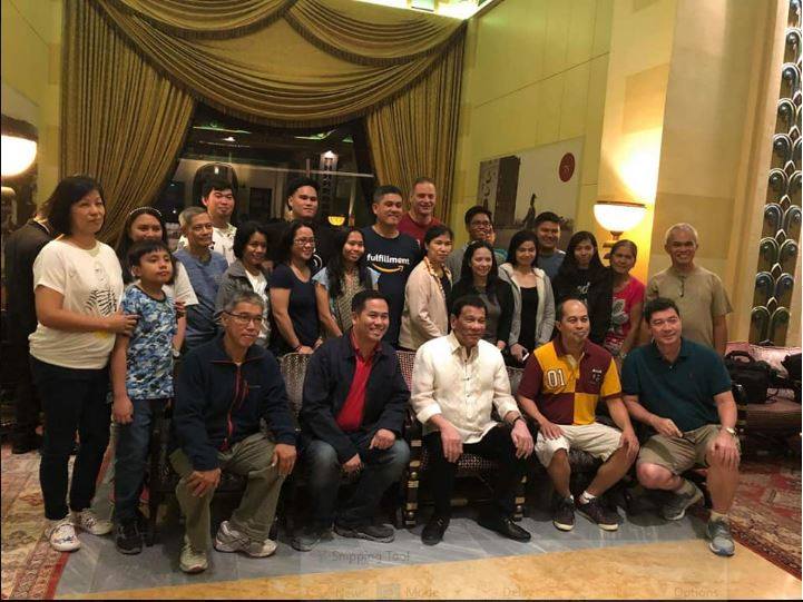 With President Duterte in King David's Hotel in Jerusalem